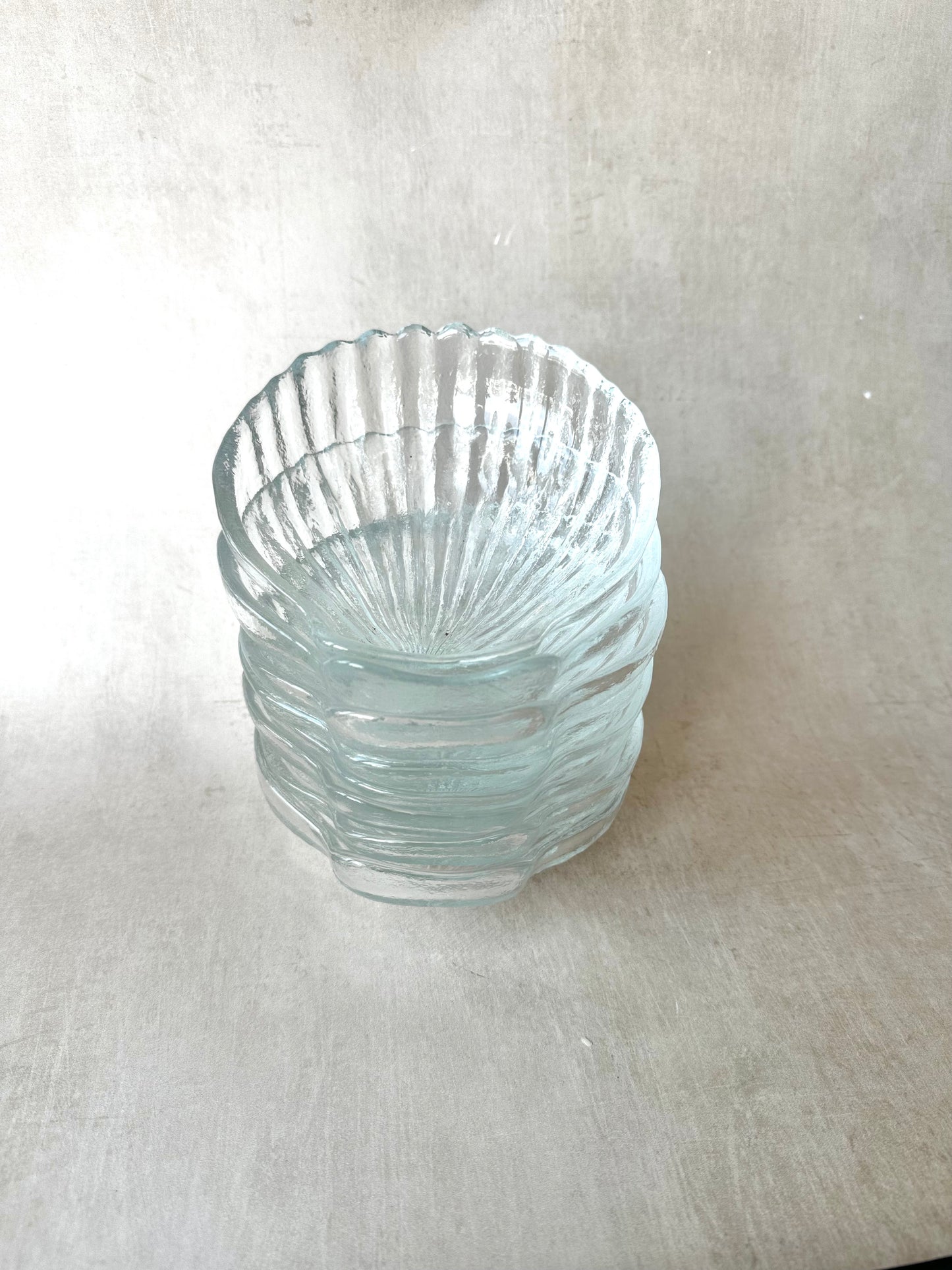 Scalloped Edge Seashell Appetizer Plates