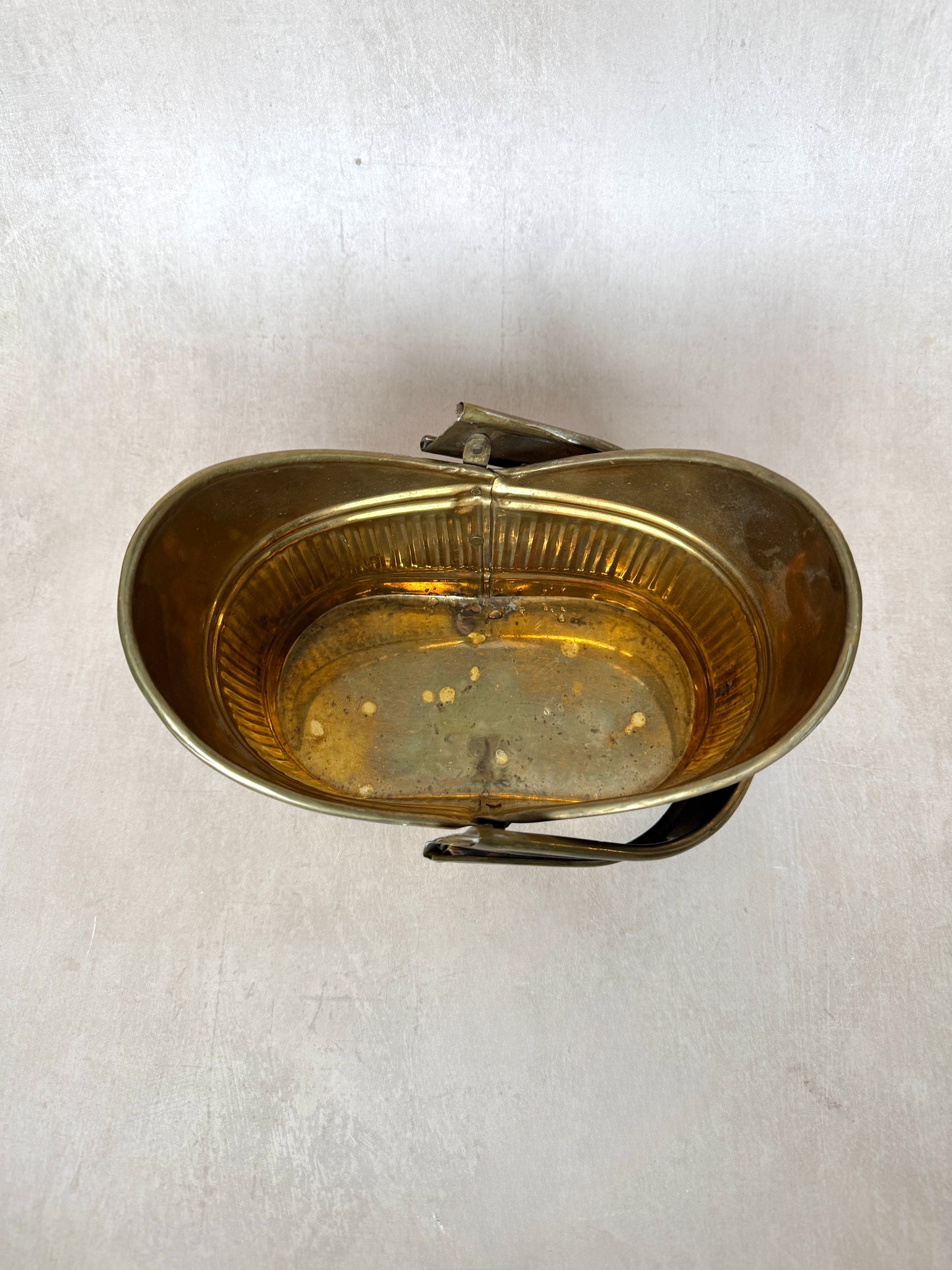Vintage Brass Basket