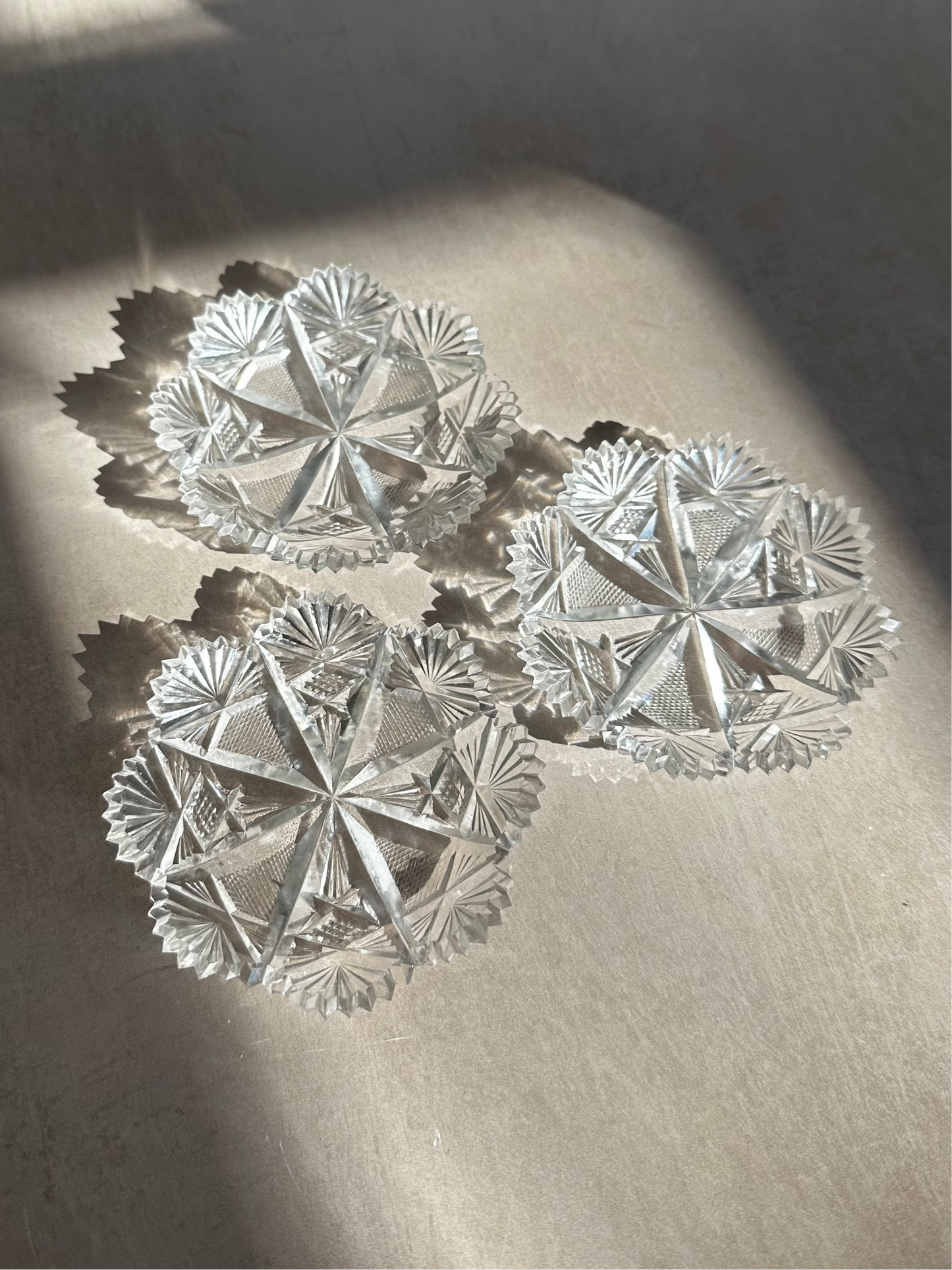 Set of 8 Crystal Tea Bag Holder