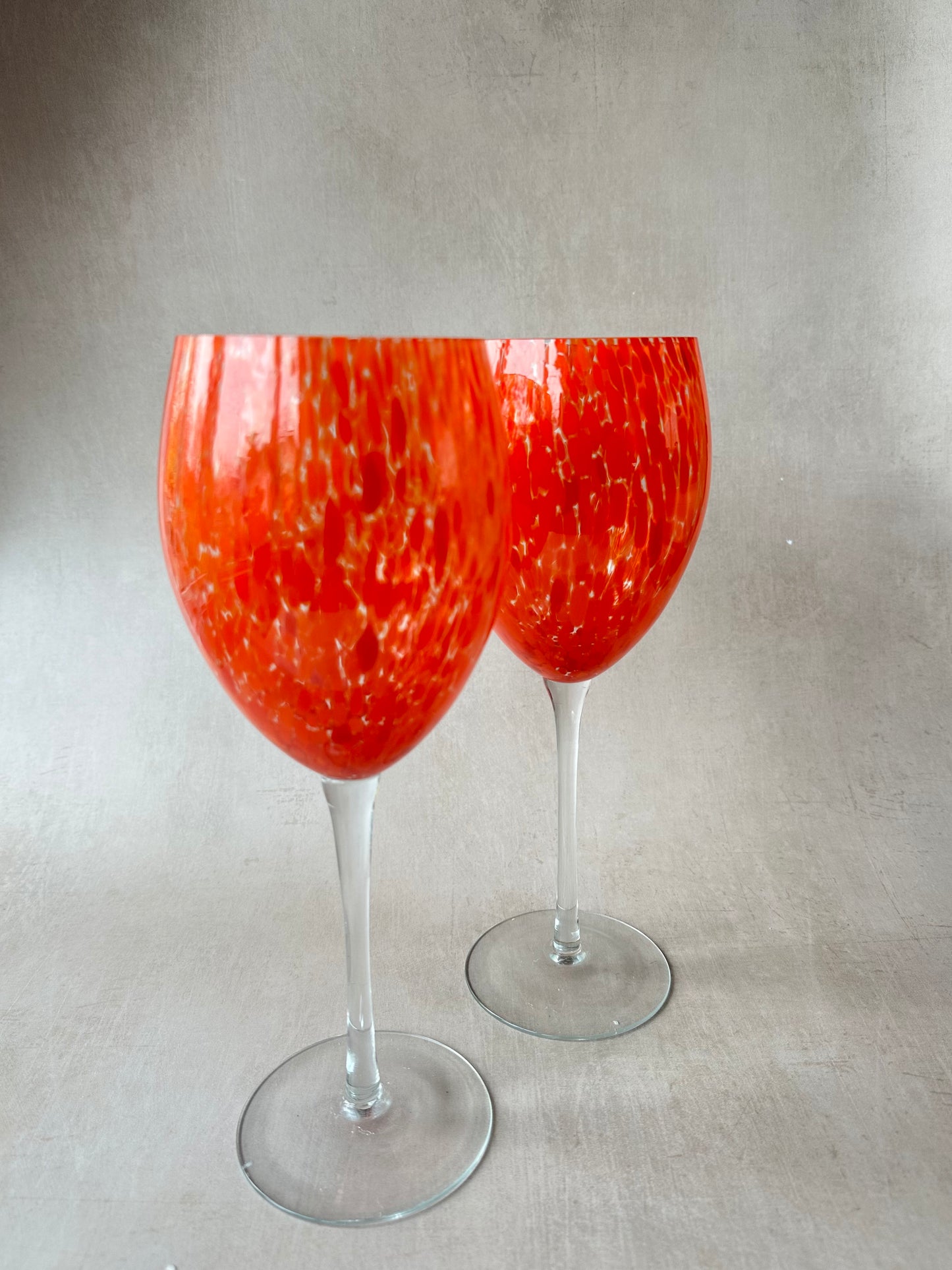 Set of 6 Italian Murano Glasses