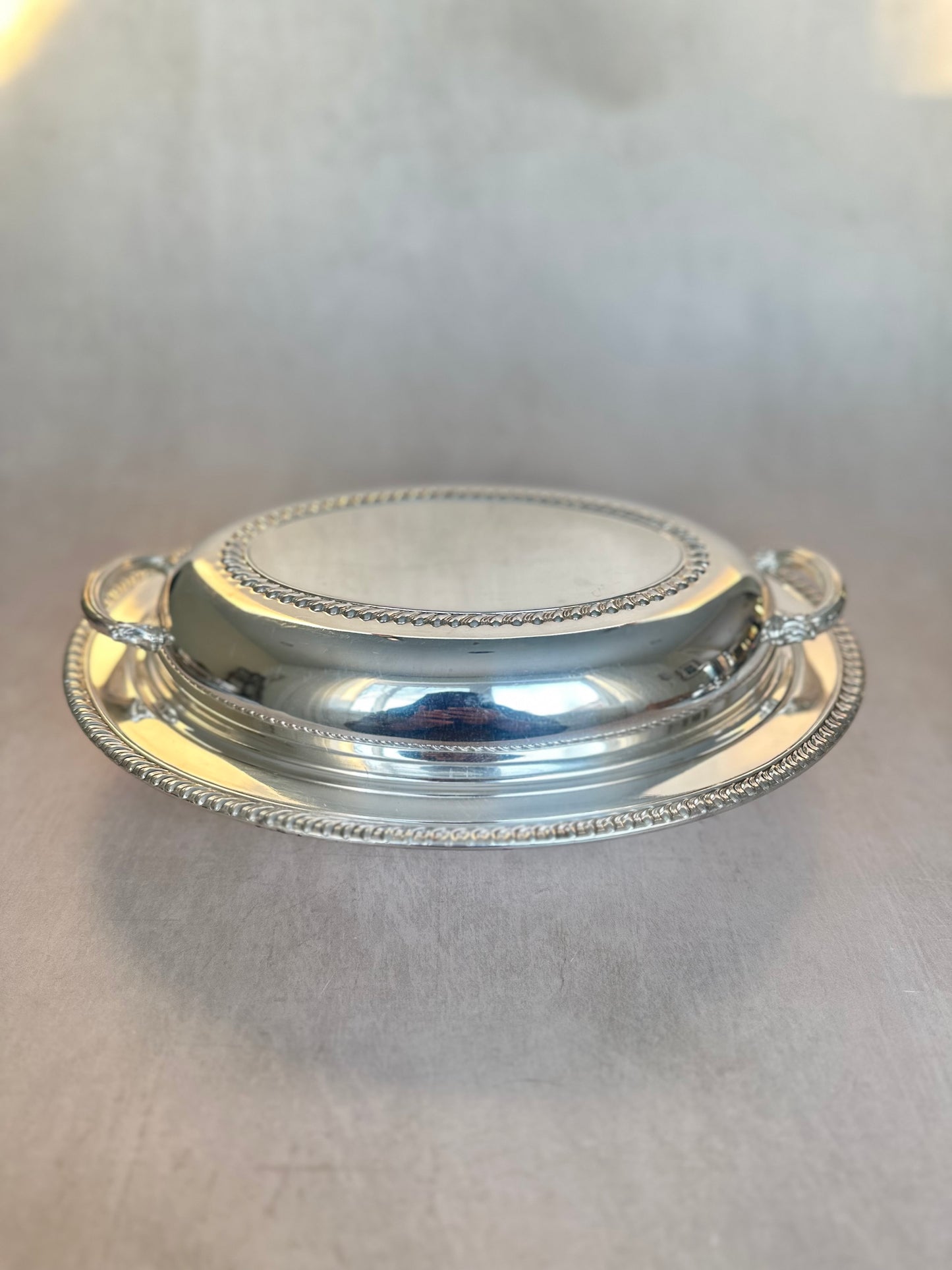 Victorian Style Lidded Serving Platter