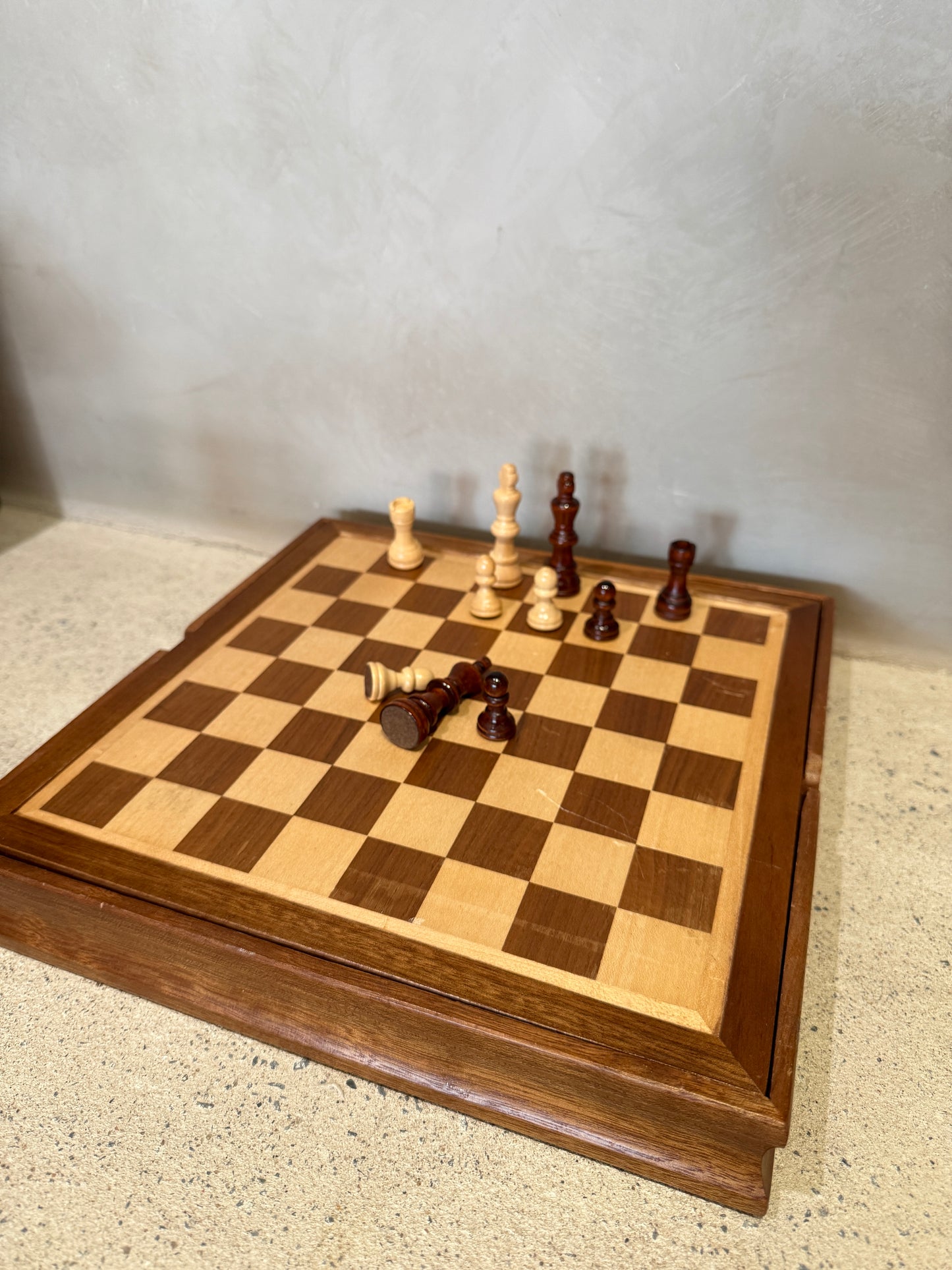 Wooden Chess and domino’s game