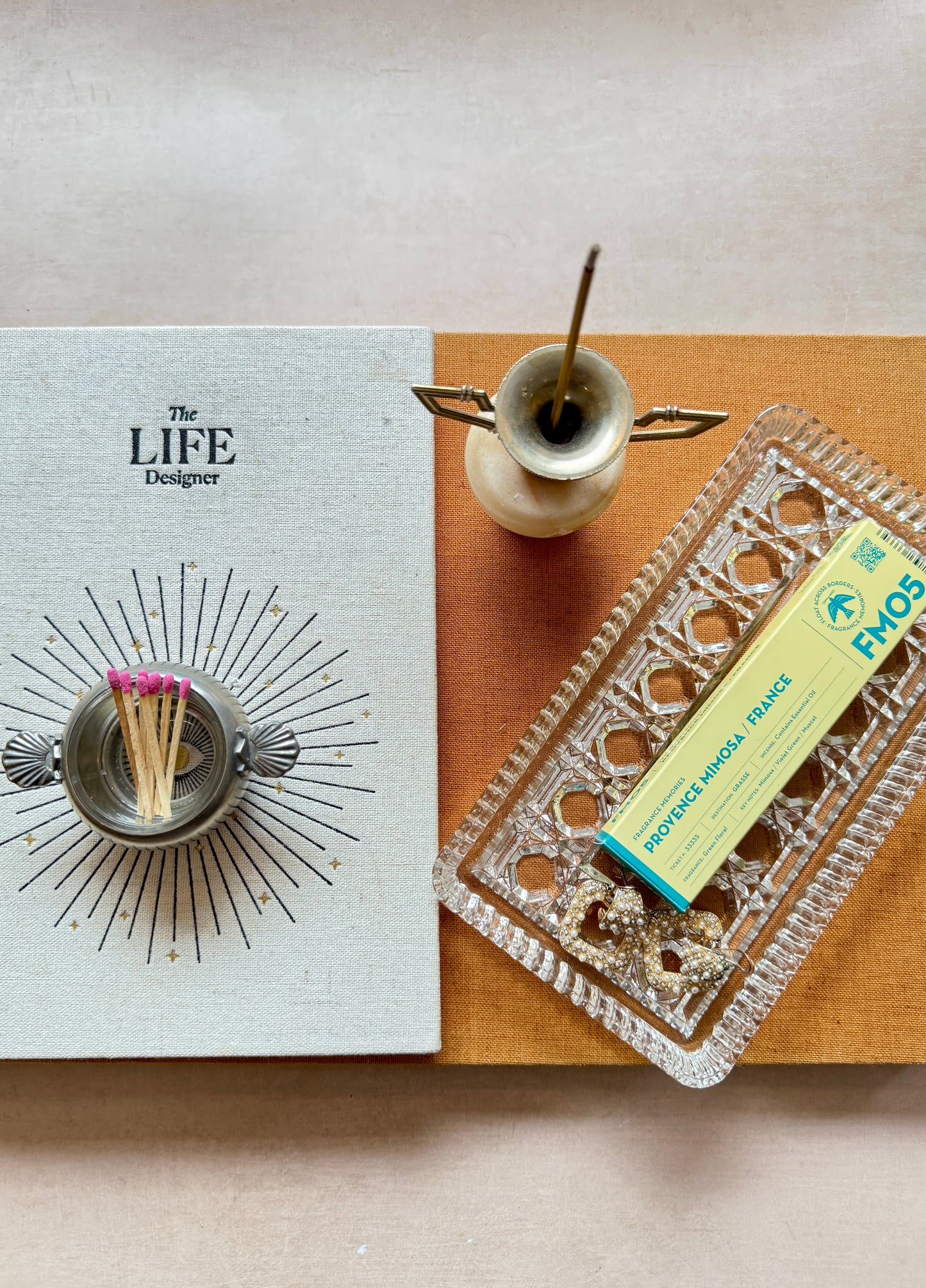 Plat rectangulaire en cristal