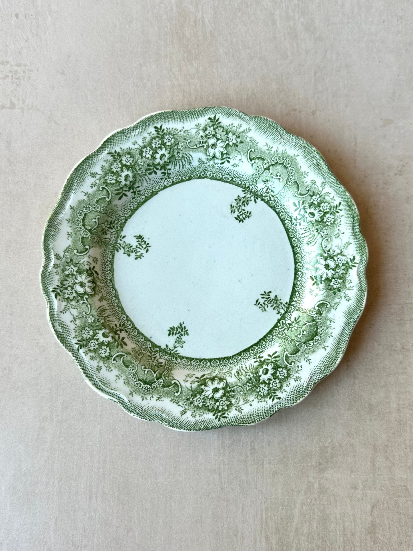 Assiettes à dessert en porcelaine anglaise de Clive Stanley fabriquées en Angleterre