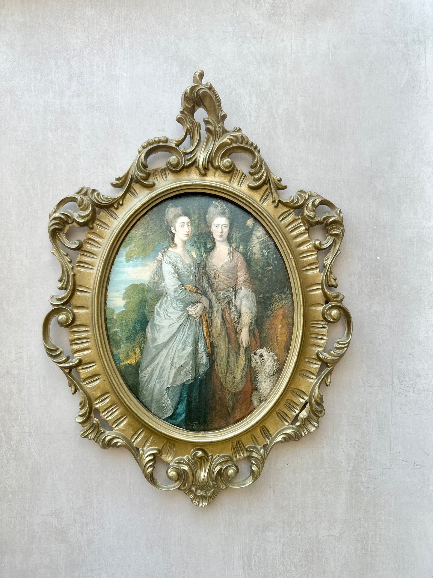 Antique Victorian Picture Framed