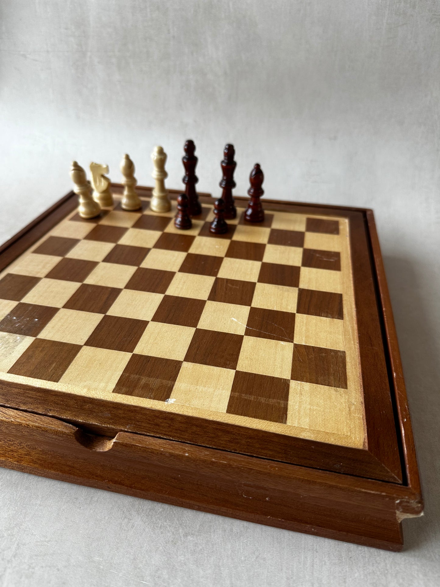 Wooden Chess and domino’s game