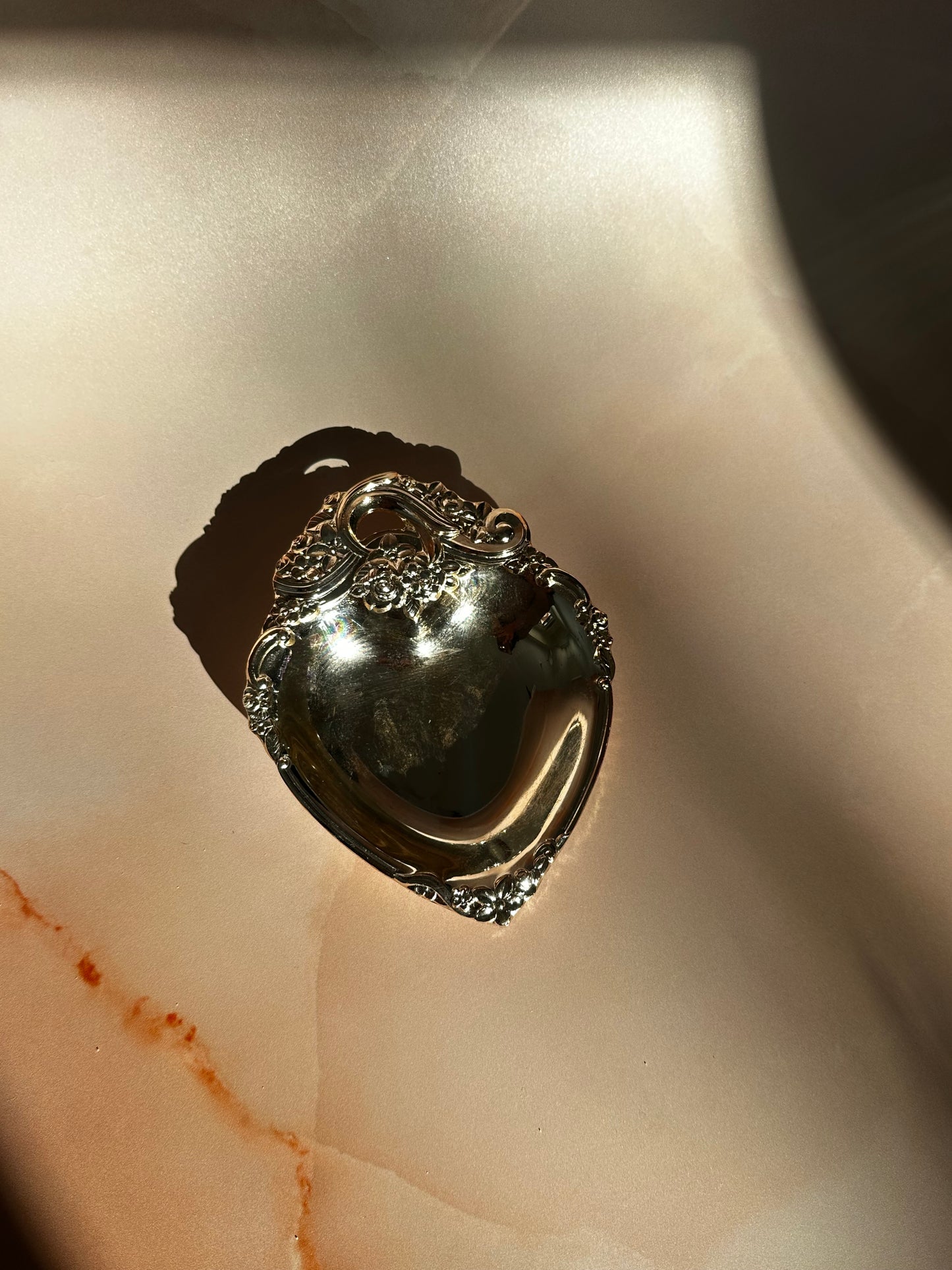 Heart Shaped Silver Trinket Dish
