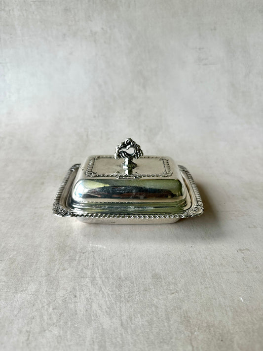 Silver Plated Butter Dish