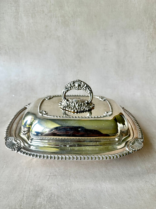 Silver Plated Tureen with Ornate lid and shell details (Copy)