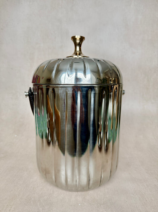 Vintage Stainless Steel Ice Bucket