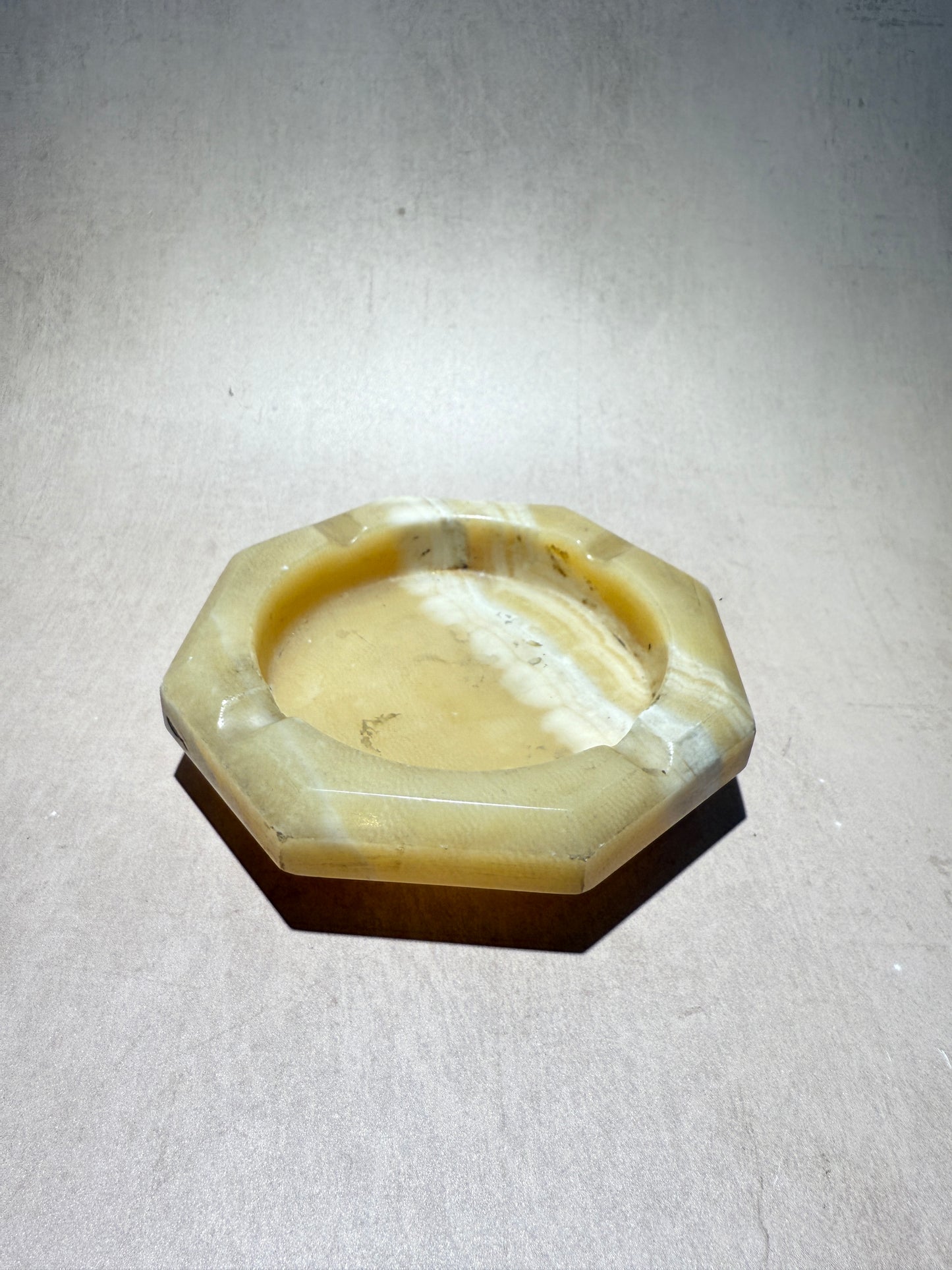 Geometric Shaped Onyx Ashtray / Jewellery Dish