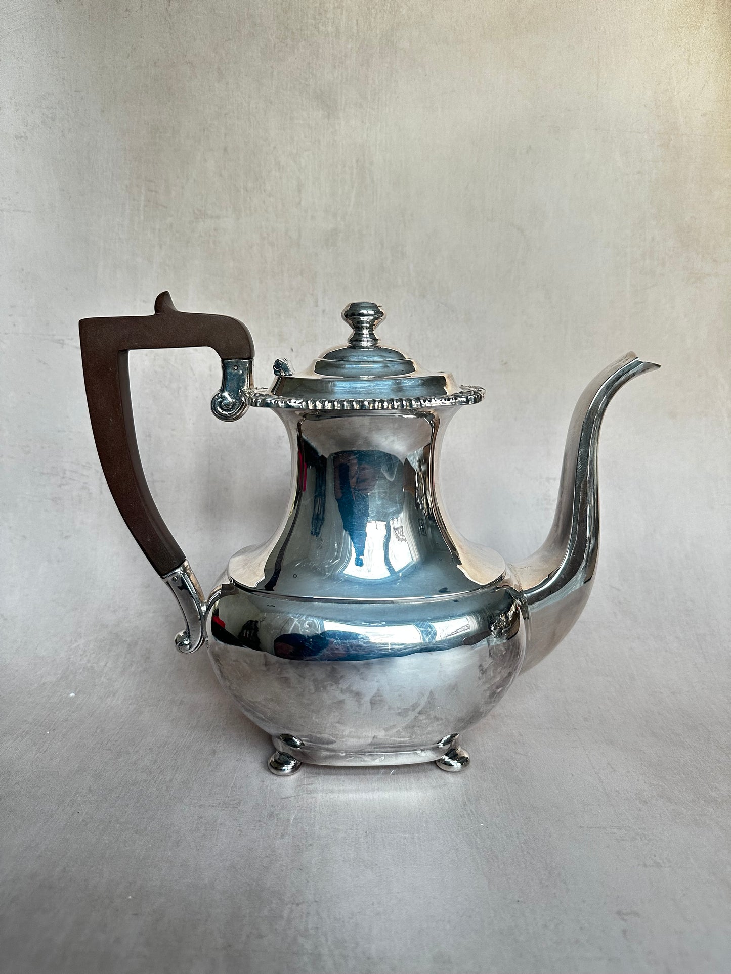 Tall English Kettle Sheffield Reproduction