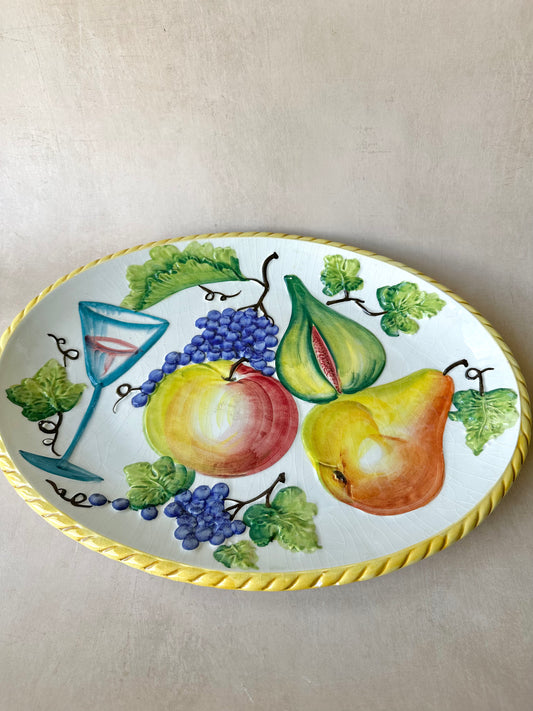Plat à fruits en céramique - Fabriqué en Italie