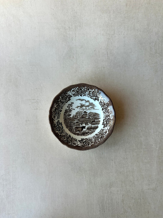 Set of 4 Romantic England Ironstone Dessert Bowl